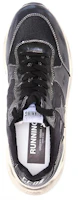 Shop 金鵝 Running Sole 皮革低筒休閒運動鞋 黑色