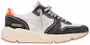 Golden Goose Running Sole 'Hitam Putih Jaring Kulit' GMF00126.F004101.82154