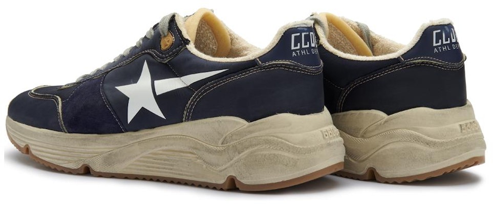 Golden Goose Running Sole 'Dark Blue Nylon' GMF00215.F004035.50749 Shop Golden Goose Running Sole 'Dark Blue Nylon' GMF00215.F004035.50749