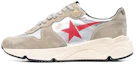 Buy Golden Goose Running Sole 'Light Brown Patchwork' GMF00126.F002525.81521