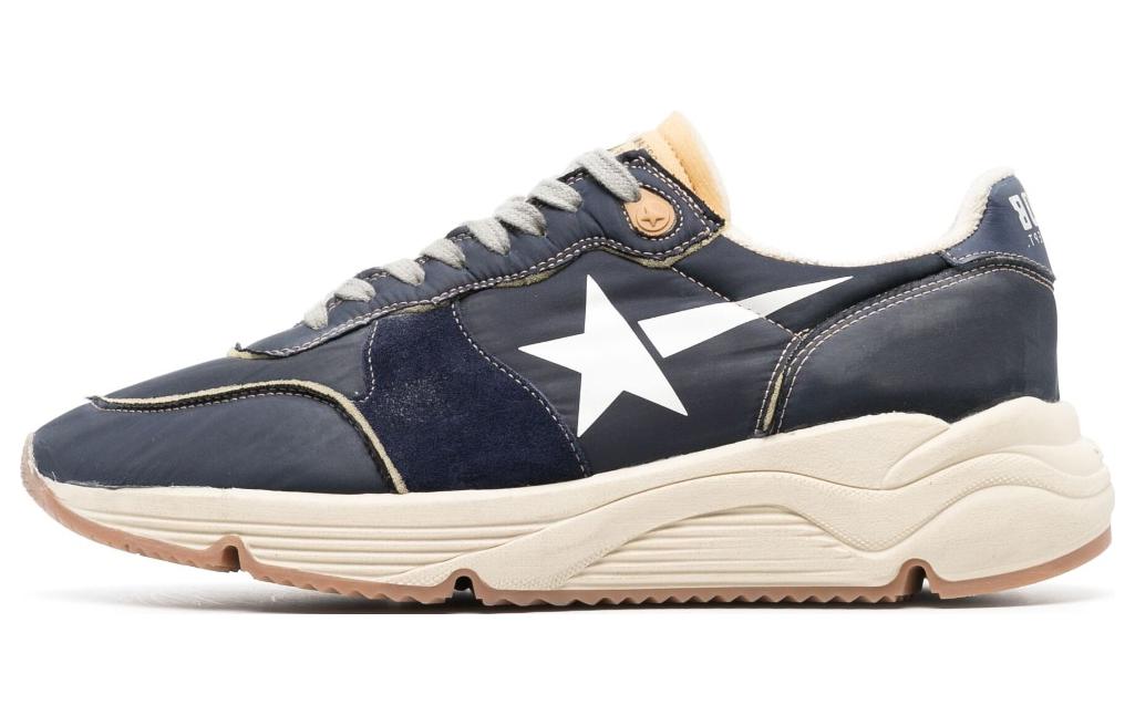 Buy 金鵝 Running Sole 皮革 時尚舒適 低幫 休閒鞋 男款 海軍藍