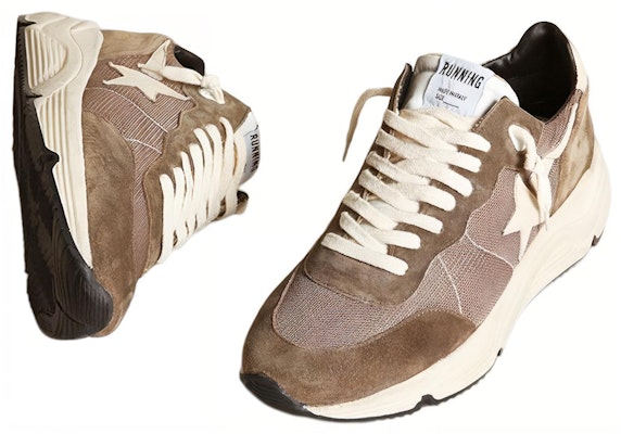 Golden Goose Running Sole Olive Green Cream 'Brown' GMF00272.F003249.35812 Lookbook Golden Goose Running Sole Olive Green Cream 'Brown' GMF00272.F003249.35812