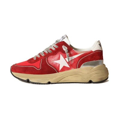 Golden Goose Running Sole 'Red Leather Low-Top'