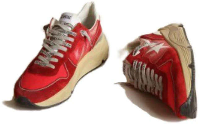 Golden Goose Running Sole 'Red Leather Low-Top' GMF00367.F003254.40388 Shop Golden Goose Running Sole 'Red Leather Low-Top' GMF00367.F003254.40388