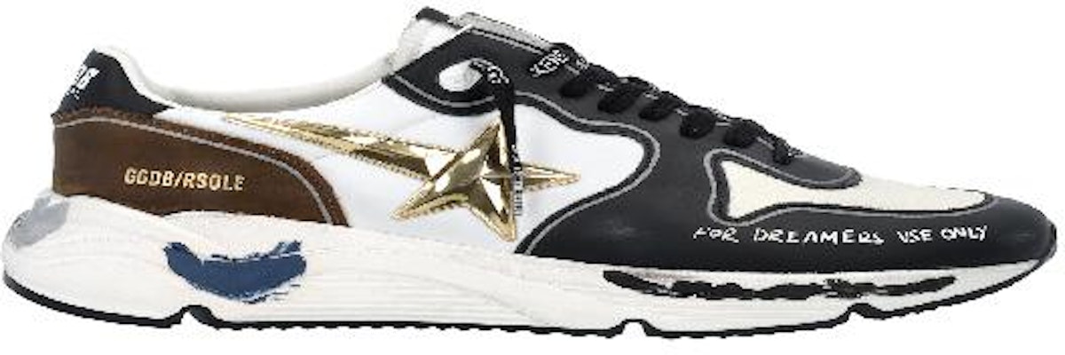 Golden Goose Running Sole 'White Black Gold Star' GMF00126F00182181228 Buy Golden Goose Running Sole 'White Black Gold Star' GMF00126F00182181228