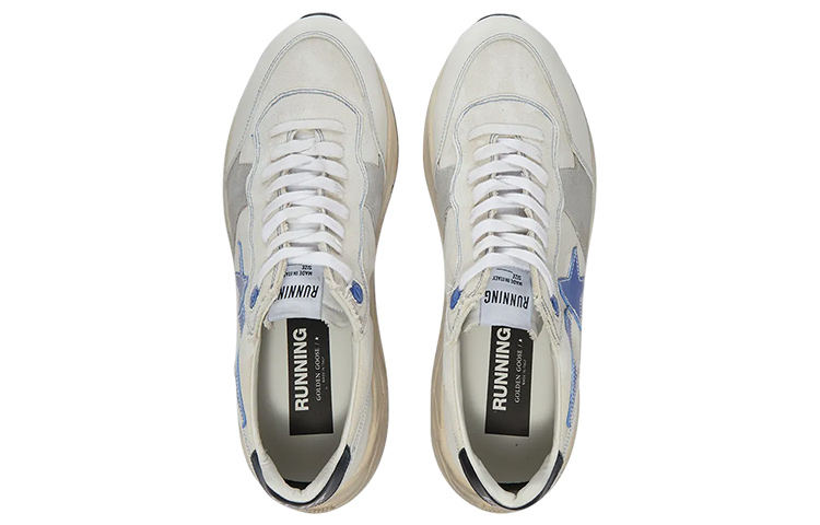 Shop Golden Goose Running Sole 'White Blue' GMF00215.F002527.10897