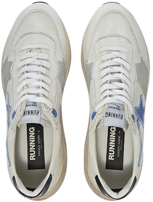 Golden Goose Running Sole 'White Blue' GMF00215.F002527.10897 Shop Golden Goose Running Sole 'White Blue' GMF00215.F002527.10897