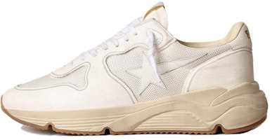 Golden Goose Running Sole 'White Leather Low-Top' GMF00126.F003928.10100 Golden Goose Running Sole 'White Leather Low-Top' GMF00126.F003928.10100