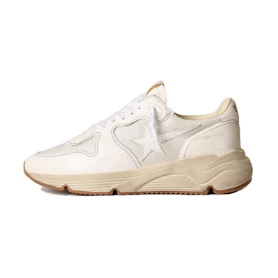 Golden Goose Running Sole 'White Leather Low-Top'