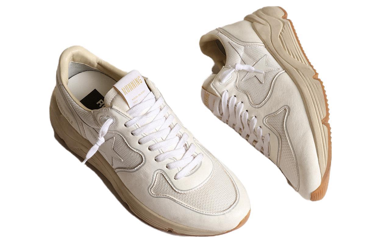Lookbook Golden Goose Running Sole 'White Leather Low-Top' GMF00126.F003928.10100