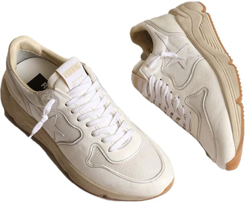 Golden Goose Running Sole 'White Leather Low-Top' GMF00126.F003928.10100 Lookbook Golden Goose Running Sole 'White Leather Low-Top' GMF00126.F003928.10100