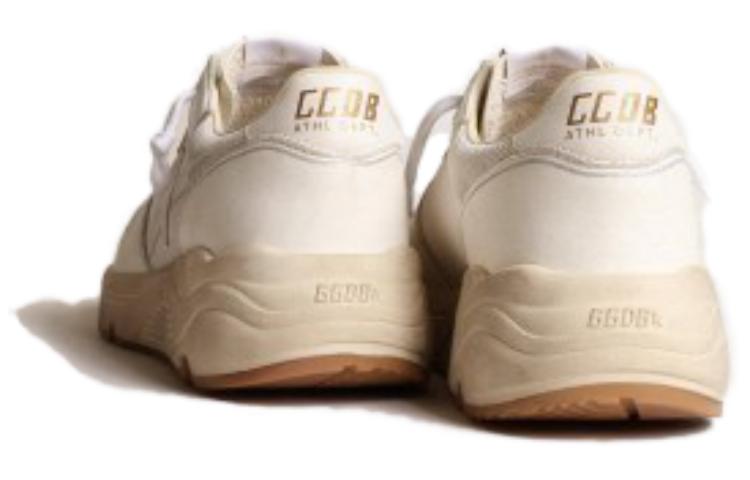 Shop Golden Goose Running Sole 'White Leather Low-Top' GMF00126.F003928.10100