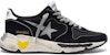 Golden Goose Running Sole Low 'Hitam Putih Kuning' GMF00126.F000326.90178