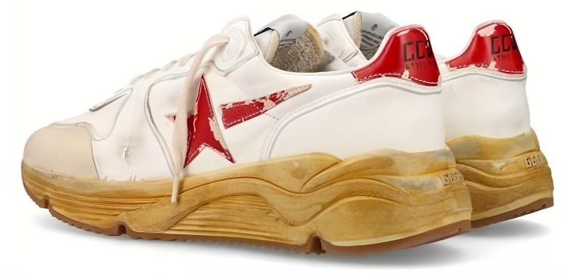 ゴールデングース ランニングソール 白×赤 GMF00126.F003460.10575 Shop ゴールデングース ランニングソール 白×赤 GMF00126.F003460.10575