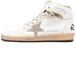 Golden Goose Sky-Star 'Distressed Grey Yellow' GMF00230.F004089.10961 Golden Goose Sky-Star 'Distressed Grey Yellow' GMF00230.F004089.10961