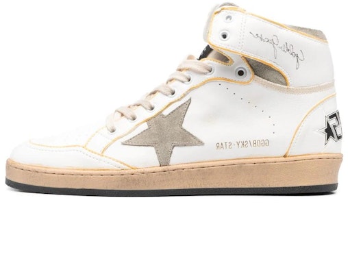 Golden Goose Sky-Star 'Distressed Grey Yellow' GMF00230.F004089.10961 Buy Golden Goose Sky-Star 'Distressed Grey Yellow' GMF00230.F004089.10961
