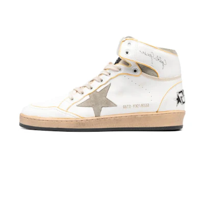 Golden Goose Sky-Star 'Distressed Grey Yellow'