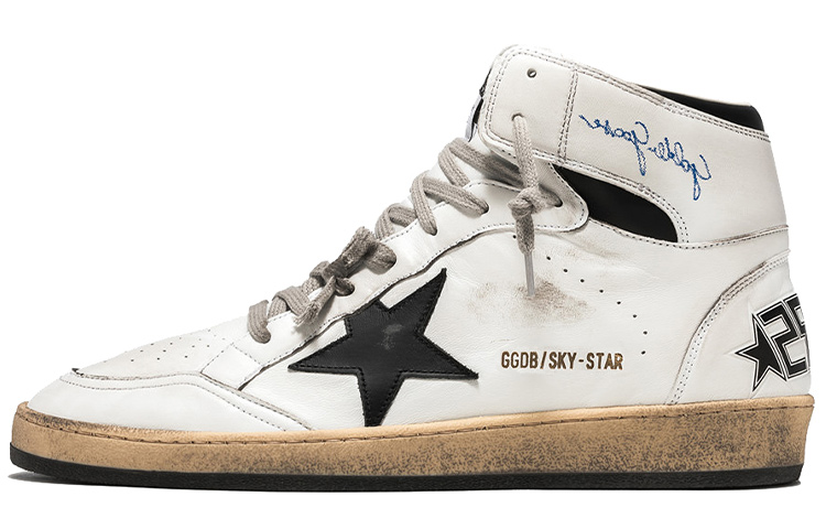 Golden Goose Sky-Star 'White Distressed' GMF00230.F002190.10283