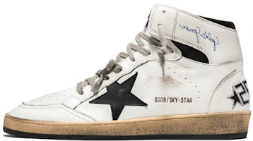 Golden Goose Sky-Star 'White Distressed' GMF00230.F002190.10283 Golden Goose Sky-Star 'White Distressed' GMF00230.F002190.10283