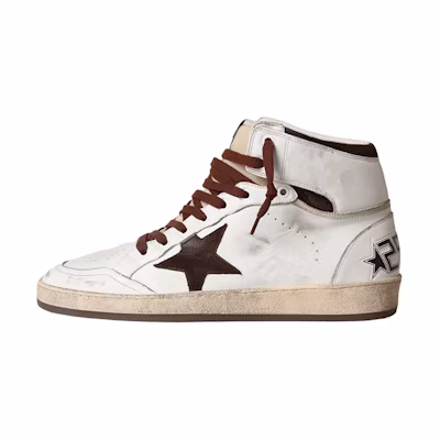 Golden Goose Sky-Star 'White Distressed'