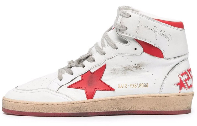 Golden Goose Sky-Star 'White Red' GMF00230.F002190.10350