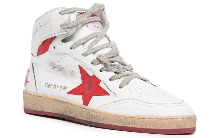 Order Golden Goose Sky-Star 'Putih Merah' Sneakers GMF00230.F002190.10350