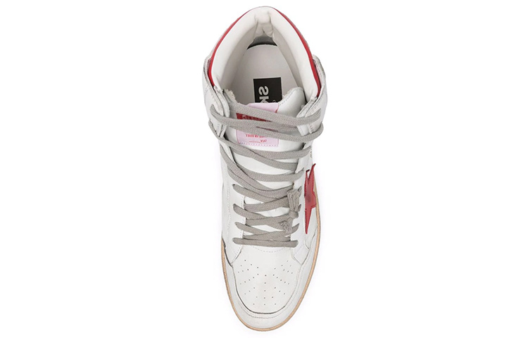 Shop Golden Goose Sky-Star 'Putih Merah' Sneakers GMF00230.F002190.10350