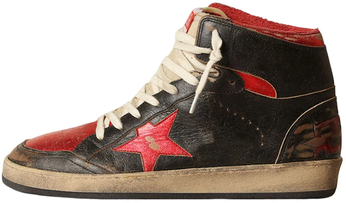 Golden Goose Sky-Star High 'Negro Rojo Desgastado' GMF00230.F003285.90235 Buy Golden Goose Sky-Star High 'Negro Rojo Desgastado' GMF00230.F003285.90235