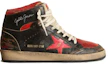 Order Golden Goose Sky-Star High 'Negro Rojo Desgastado' GMF00230.F003285.90235