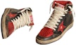 Lookbook Golden Goose Sky-Star High 'Black Red Distressed' GMF00230.F003285.90235