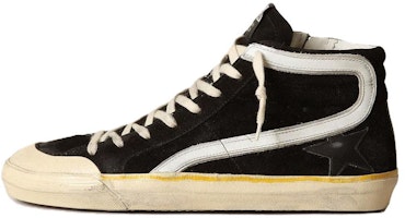 Golden Goose Slide 'Black Leather High-Top' GMF00211.F003378.90178 Golden Goose Slide 'Black Leather High-Top' GMF00211.F003378.90178
