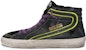Golden Goose Slide 'Hitam Kuning Distressed' GMF00115.F000596.90191