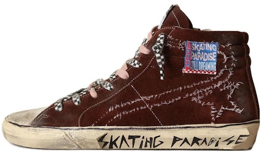 ゴールデングーススライド「チョコレートレザー・ハイトップ」GMF00402.F003436.55499 GMF00402.F003436.55499 Buy ゴールデングーススライド「チョコレートレザー・ハイトップ」GMF00402.F003436.55499 GMF00402.F003436.55499