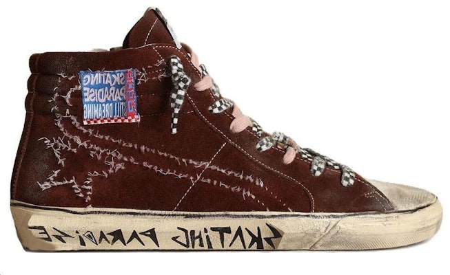 Golden Goose Slide 'Chocolate Leather High-Top' GMF00402.F003436.55499 Order Golden Goose Slide 'Chocolate Leather High-Top' GMF00402.F003436.55499