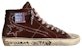 Golden Goose Slide 'Kulit Coklat Tinggi-Atas' GMF00402.F003436.55499