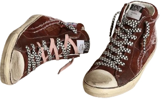 Golden Goose Slide 'Chocolate Leather High-Top' GMF00402.F003436.55499 Lookbook Golden Goose Slide 'Chocolate Leather High-Top' GMF00402.F003436.55499