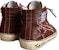 Golden Goose Slide 'Kulit Coklat Tinggi-Atas' GMF00402.F003436.55499