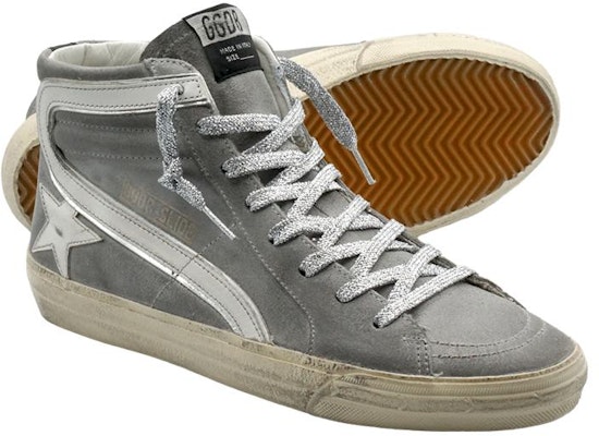 Golden Goose SlideSlide 舒適百搭 時尚板鞋 男款 灰色 Details for Golden Goose SlideSlide 舒適百搭 時尚板鞋 男款 灰色