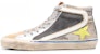 Golden Goose Slide 'High-Top Kelabu Usang' GMF00116.F002461.81496