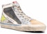Golden Goose Slide 'High-Top Kelabu Usang' GMF00116.F002461.81496