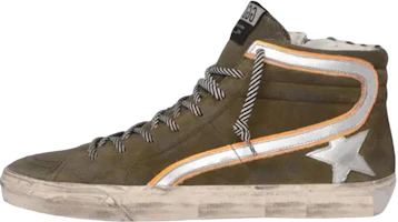 Golden Goose Slide 'Green Suede' GMF00115.F002410.81457 Golden Goose Slide 'Green Suede' GMF00115.F002410.81457