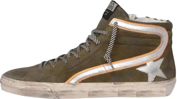 Golden Goose Slide 'Green Suede' GMF00115.F002410.81457 Golden Goose Slide 'Green Suede' GMF00115.F002410.81457