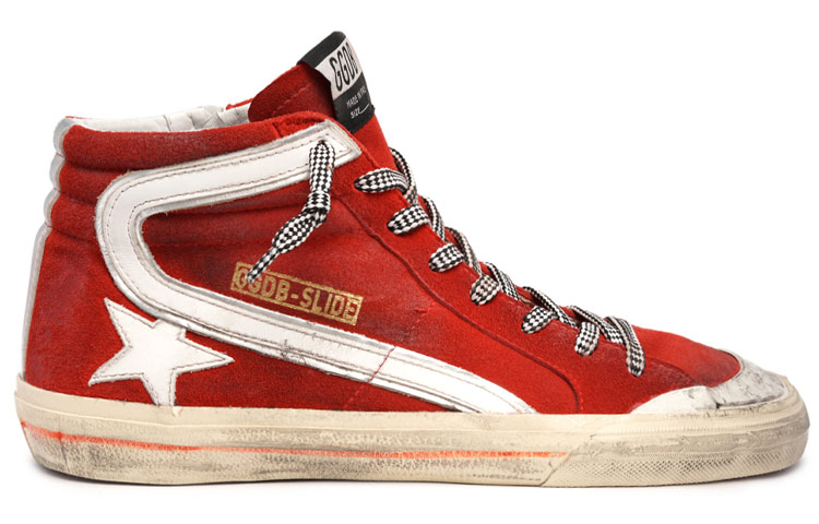 Order Golden Goose Slide 'Beludru Merah Distressed' GMF00211.F001725.40388