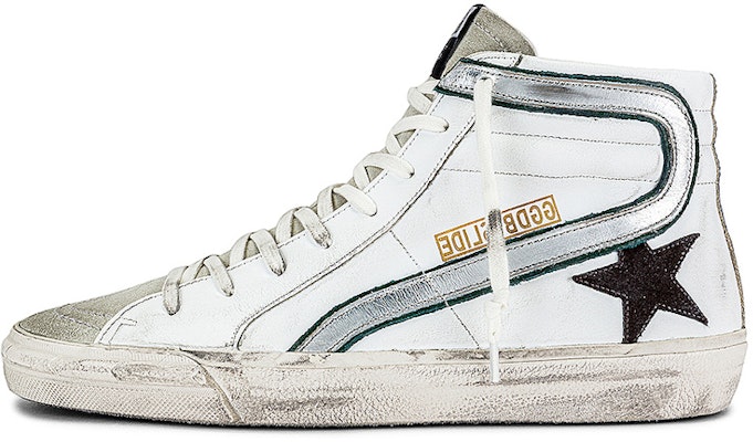 Golden Goose Slide 'Star Patch Retro High-Top White' GMF00115.F002065.10774 Buy Golden Goose Slide 'Star Patch Retro High-Top White' GMF00115.F002065.10774
