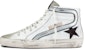 Golden Goose Slide 'Star Patch Retro Tinggi Putih' GMF00115.F002065.10774