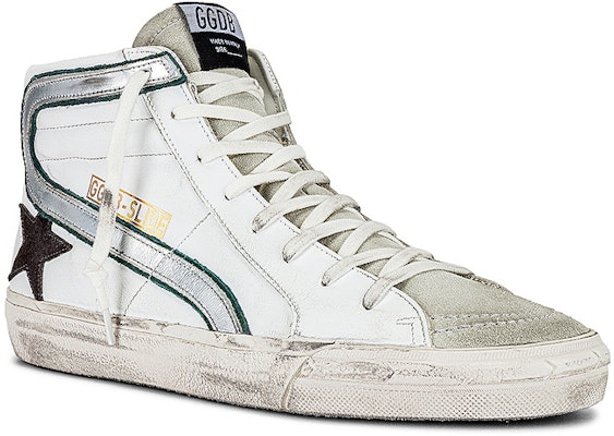 Golden Goose Slide 'Star Patch Retro High-Top White' GMF00115.F002065.10774 Order Golden Goose Slide 'Star Patch Retro High-Top White' GMF00115.F002065.10774