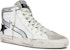Golden Goose Slide 'Star Patch Retro Tinggi Putih' GMF00115.F002065.10774