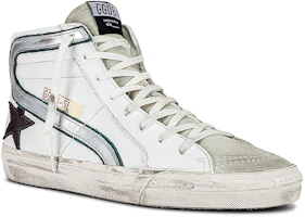 Order Golden Goose SLIDE 星形貼紙 復古高筒運動板鞋 白色