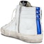 Lookbook Golden Goose Slide 'Star Patch Retro Tinggi Putih' GMF00115.F002065.10774