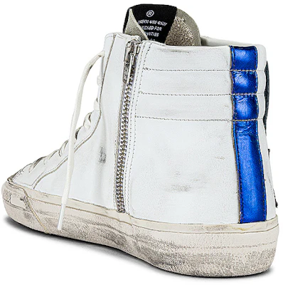 Golden Goose Slide 'Star Patch Retro High-Top Putih' GMF00115.F002065.10774 Lookbook Golden Goose Slide 'Star Patch Retro High-Top Putih' GMF00115.F002065.10774